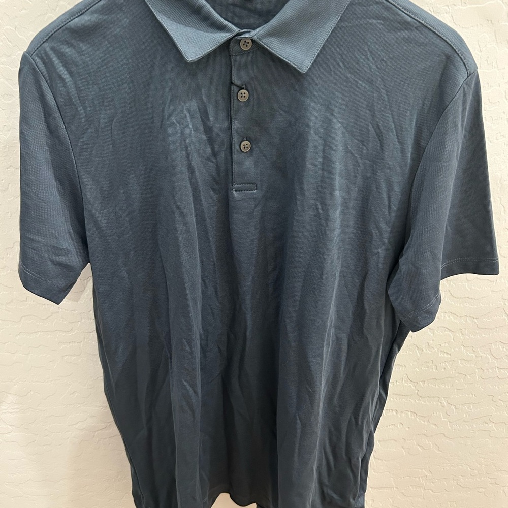 Elegant Slate Polo Shirt for Men